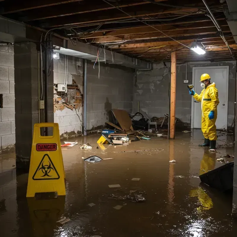 Flooded Basement Electrical Hazard in Spring Valley, NV Property